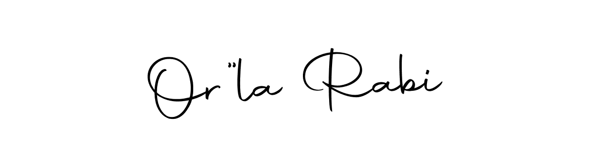 Make a beautiful signature design for name Or”la Rabi. Use this online signature maker to create a handwritten signature for free. Or”la Rabi signature style 10 images and pictures png