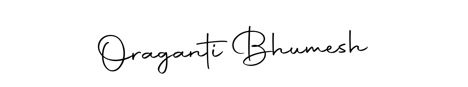 if you are searching for the best signature style for your name Oraganti Bhumesh. so please give up your signature search. here we have designed multiple signature styles  using Autography-DOLnW. Oraganti Bhumesh signature style 10 images and pictures png