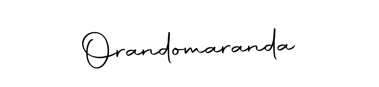 Make a beautiful signature design for name Orandomaranda. With this signature (Autography-DOLnW) style, you can create a handwritten signature for free. Orandomaranda signature style 10 images and pictures png