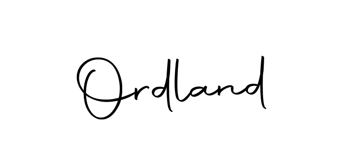 Create a beautiful signature design for name Ordland. With this signature (Autography-DOLnW) fonts, you can make a handwritten signature for free. Ordland signature style 10 images and pictures png