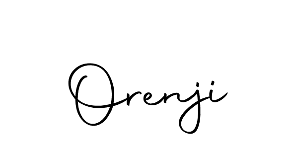 Design your own signature with our free online signature maker. With this signature software, you can create a handwritten (Autography-DOLnW) signature for name Orenji. Orenji signature style 10 images and pictures png