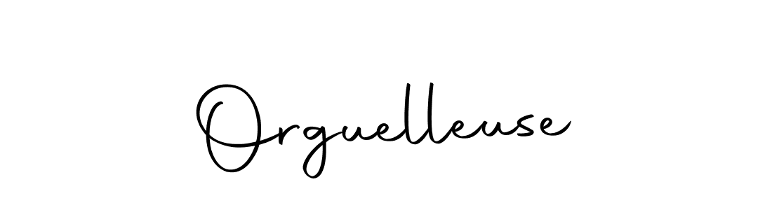 How to make Orguelleuse signature? Autography-DOLnW is a professional autograph style. Create handwritten signature for Orguelleuse name. Orguelleuse signature style 10 images and pictures png