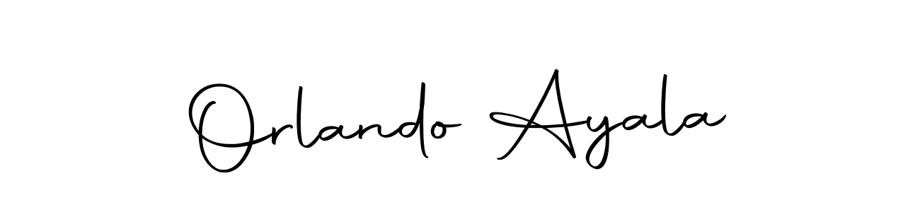 Also we have Orlando Ayala name is the best signature style. Create professional handwritten signature collection using Autography-DOLnW autograph style. Orlando Ayala signature style 10 images and pictures png