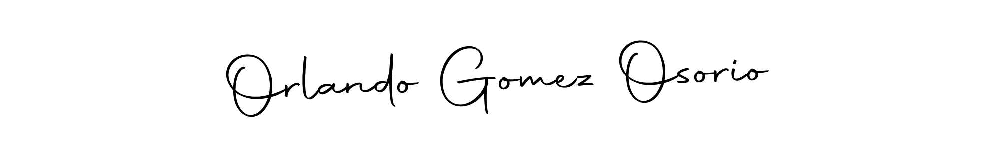 Make a beautiful signature design for name Orlando Gomez Osorio. With this signature (Autography-DOLnW) style, you can create a handwritten signature for free. Orlando Gomez Osorio signature style 10 images and pictures png