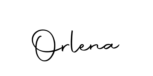 Design your own signature with our free online signature maker. With this signature software, you can create a handwritten (Autography-DOLnW) signature for name Orlena. Orlena signature style 10 images and pictures png