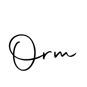 Also we have Orm name is the best signature style. Create professional handwritten signature collection using Autography-DOLnW autograph style. Orm signature style 10 images and pictures png