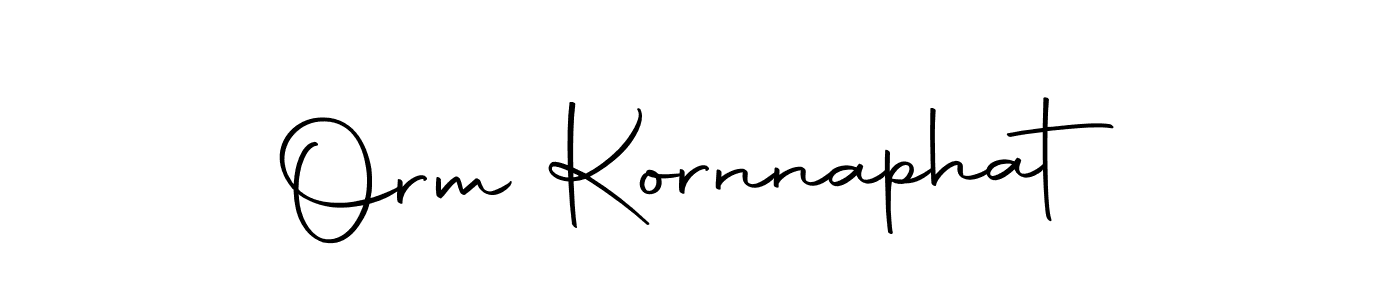 Create a beautiful signature design for name Orm Kornnaphat. With this signature (Autography-DOLnW) fonts, you can make a handwritten signature for free. Orm Kornnaphat signature style 10 images and pictures png