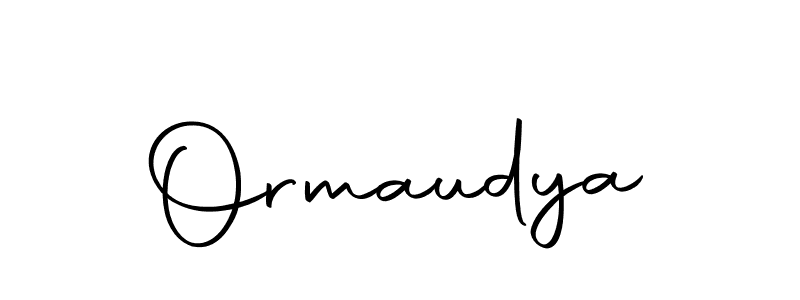 How to make Ormaudya name signature. Use Autography-DOLnW style for creating short signs online. This is the latest handwritten sign. Ormaudya signature style 10 images and pictures png