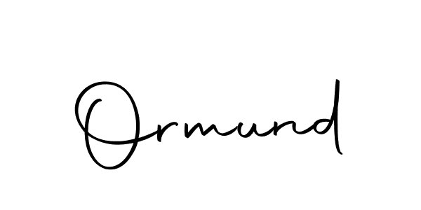 How to make Ormund name signature. Use Autography-DOLnW style for creating short signs online. This is the latest handwritten sign. Ormund signature style 10 images and pictures png