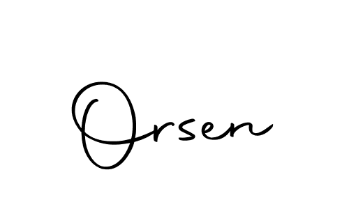 Also we have Orsen name is the best signature style. Create professional handwritten signature collection using Autography-DOLnW autograph style. Orsen signature style 10 images and pictures png