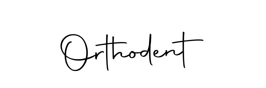 You should practise on your own different ways (Autography-DOLnW) to write your name (Orthodent) in signature. don't let someone else do it for you. Orthodent signature style 10 images and pictures png
