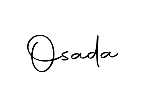 Create a beautiful signature design for name Osada. With this signature (Autography-DOLnW) fonts, you can make a handwritten signature for free. Osada signature style 10 images and pictures png