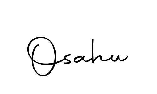 Here are the top 10 professional signature styles for the name Osahu. These are the best autograph styles you can use for your name. Osahu signature style 10 images and pictures png