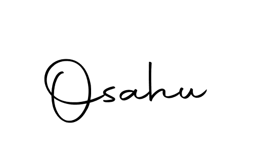 Here are the top 10 professional signature styles for the name Osahu. These are the best autograph styles you can use for your name. Osahu signature style 10 images and pictures png