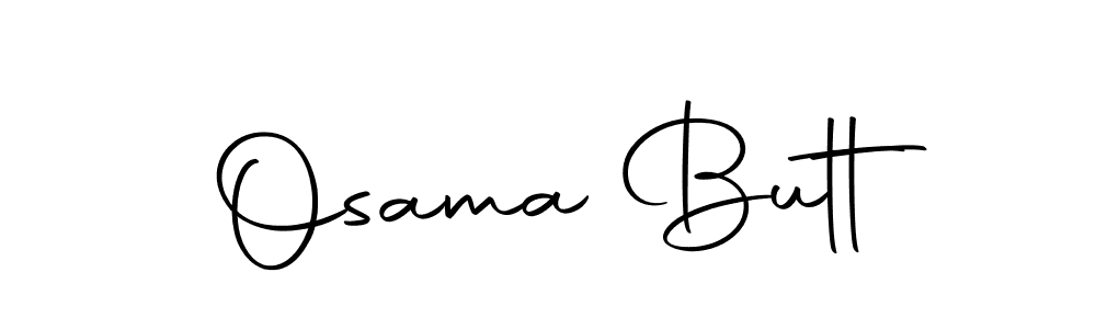 Osama Butt stylish signature style. Best Handwritten Sign (Autography-DOLnW) for my name. Handwritten Signature Collection Ideas for my name Osama Butt. Osama Butt signature style 10 images and pictures png