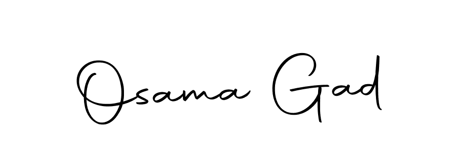 Here are the top 10 professional signature styles for the name Osama Gad. These are the best autograph styles you can use for your name. Osama Gad signature style 10 images and pictures png