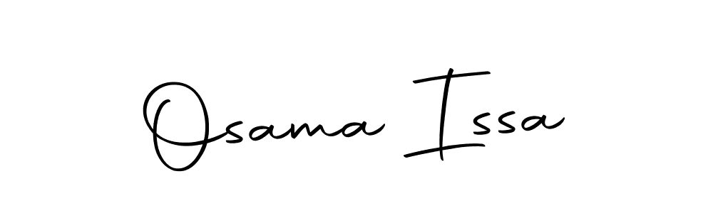 How to make Osama Issa name signature. Use Autography-DOLnW style for creating short signs online. This is the latest handwritten sign. Osama Issa signature style 10 images and pictures png