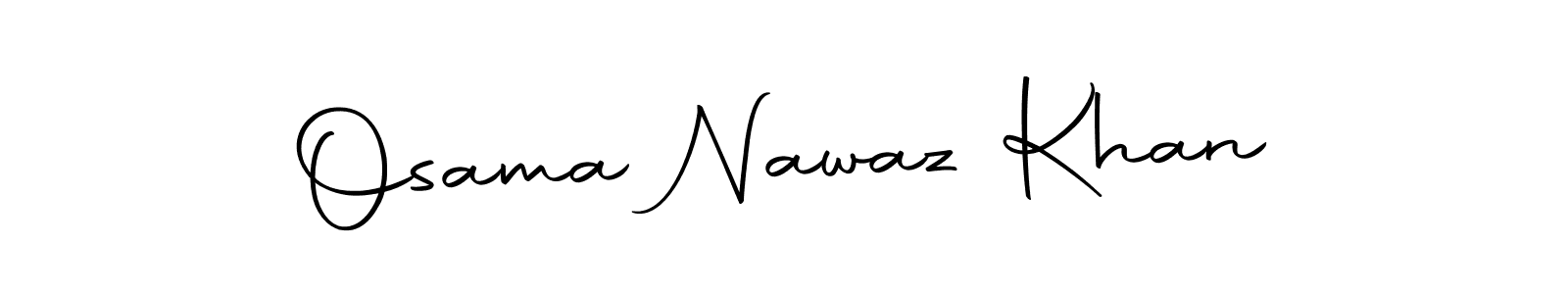 Make a beautiful signature design for name Osama Nawaz Khan. Use this online signature maker to create a handwritten signature for free. Osama Nawaz Khan signature style 10 images and pictures png