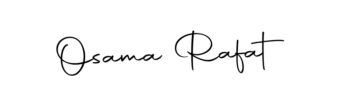 Design your own signature with our free online signature maker. With this signature software, you can create a handwritten (Autography-DOLnW) signature for name Osama Rafat. Osama Rafat signature style 10 images and pictures png