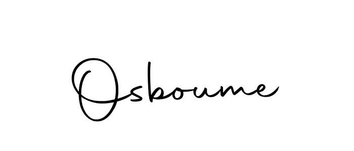 You should practise on your own different ways (Autography-DOLnW) to write your name (Osboume) in signature. don't let someone else do it for you. Osboume signature style 10 images and pictures png