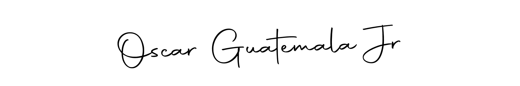 Create a beautiful signature design for name Oscar Guatemala Jr. With this signature (Autography-DOLnW) fonts, you can make a handwritten signature for free. Oscar Guatemala Jr signature style 10 images and pictures png