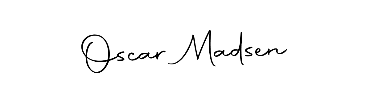 Make a beautiful signature design for name Oscar Madsen. Use this online signature maker to create a handwritten signature for free. Oscar Madsen signature style 10 images and pictures png