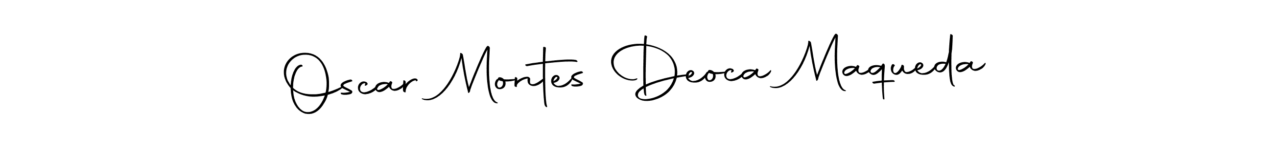 This is the best signature style for the Oscar Montes Deoca Maqueda name. Also you like these signature font (Autography-DOLnW). Mix name signature. Oscar Montes Deoca Maqueda signature style 10 images and pictures png