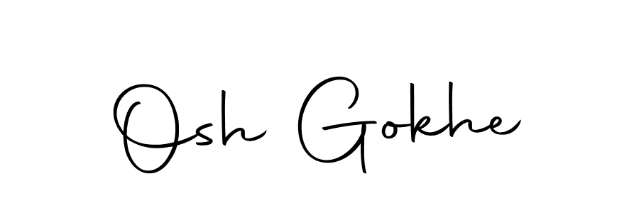 How to make Osh Gokhe signature? Autography-DOLnW is a professional autograph style. Create handwritten signature for Osh Gokhe name. Osh Gokhe signature style 10 images and pictures png