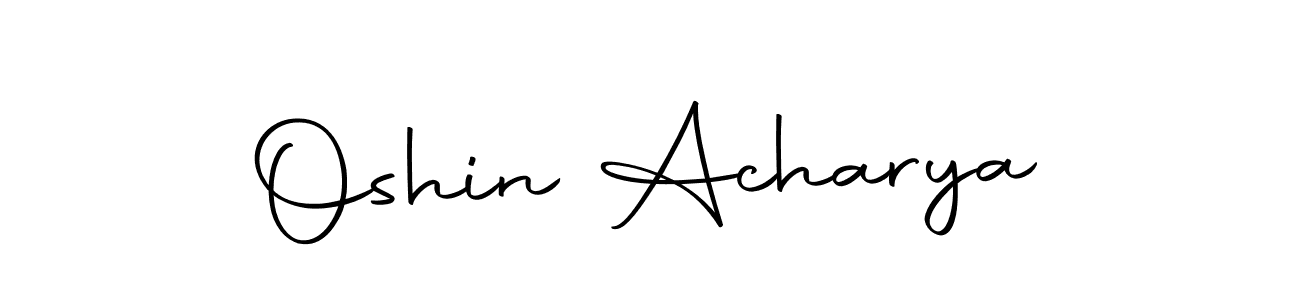 Similarly Autography-DOLnW is the best handwritten signature design. Signature creator online .You can use it as an online autograph creator for name Oshin Acharya. Oshin Acharya signature style 10 images and pictures png