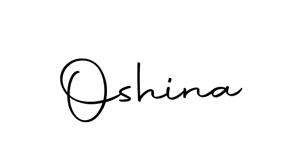 Design your own signature with our free online signature maker. With this signature software, you can create a handwritten (Autography-DOLnW) signature for name Oshina. Oshina signature style 10 images and pictures png