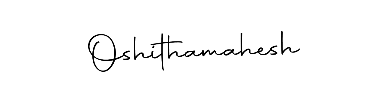 How to make Oshithamahesh name signature. Use Autography-DOLnW style for creating short signs online. This is the latest handwritten sign. Oshithamahesh signature style 10 images and pictures png