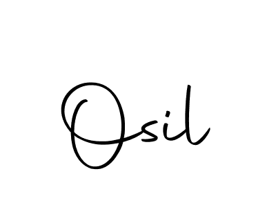 Osil stylish signature style. Best Handwritten Sign (Autography-DOLnW) for my name. Handwritten Signature Collection Ideas for my name Osil. Osil signature style 10 images and pictures png