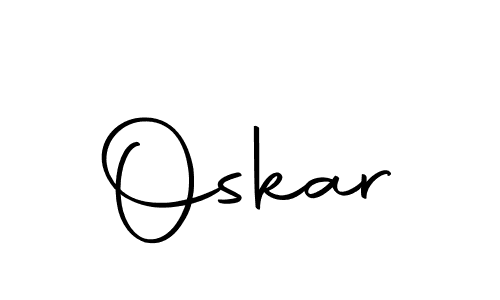 Design your own signature with our free online signature maker. With this signature software, you can create a handwritten (Autography-DOLnW) signature for name Oskar. Oskar signature style 10 images and pictures png