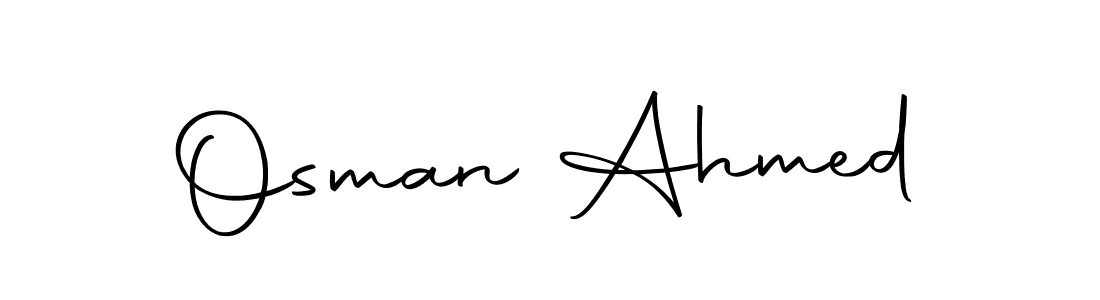 Make a beautiful signature design for name Osman Ahmed. With this signature (Autography-DOLnW) style, you can create a handwritten signature for free. Osman Ahmed signature style 10 images and pictures png