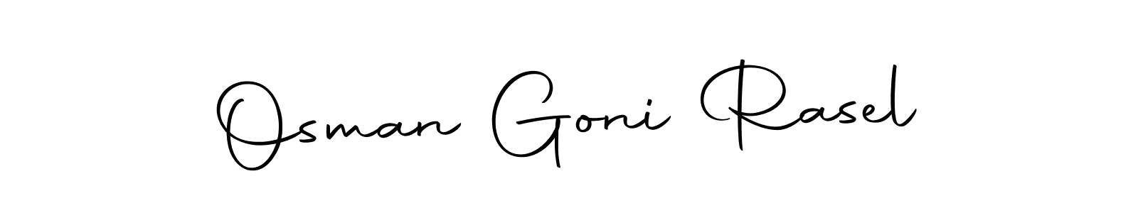 Design your own signature with our free online signature maker. With this signature software, you can create a handwritten (Autography-DOLnW) signature for name Osman Goni Rasel. Osman Goni Rasel signature style 10 images and pictures png