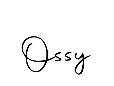 How to make Ossy name signature. Use Autography-DOLnW style for creating short signs online. This is the latest handwritten sign. Ossy signature style 10 images and pictures png