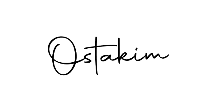 Make a beautiful signature design for name Ostakim. With this signature (Autography-DOLnW) style, you can create a handwritten signature for free. Ostakim signature style 10 images and pictures png