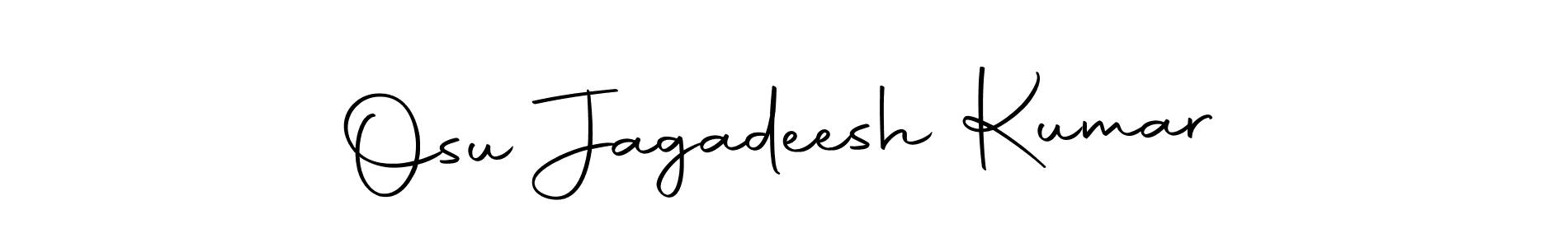 Make a short Osu Jagadeesh Kumar signature style. Manage your documents anywhere anytime using Autography-DOLnW. Create and add eSignatures, submit forms, share and send files easily. Osu Jagadeesh Kumar signature style 10 images and pictures png