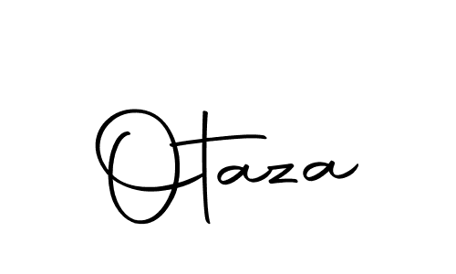 Use a signature maker to create a handwritten signature online. With this signature software, you can design (Autography-DOLnW) your own signature for name Otaza. Otaza signature style 10 images and pictures png