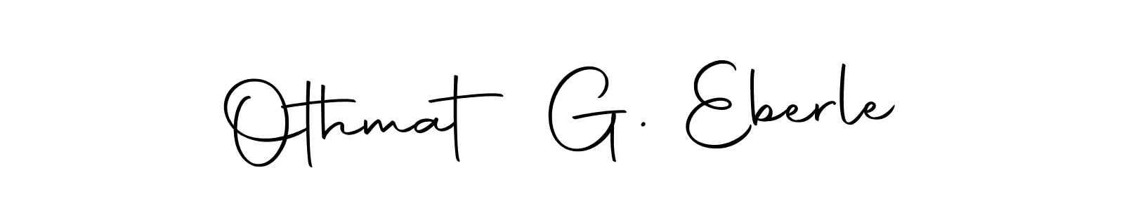 Design your own signature with our free online signature maker. With this signature software, you can create a handwritten (Autography-DOLnW) signature for name Othmat G. Eberle. Othmat G. Eberle signature style 10 images and pictures png