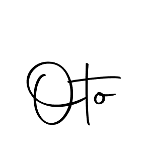 Design your own signature with our free online signature maker. With this signature software, you can create a handwritten (Autography-DOLnW) signature for name Oto. Oto signature style 10 images and pictures png