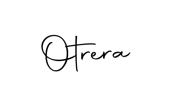 Make a beautiful signature design for name Otrera. With this signature (Autography-DOLnW) style, you can create a handwritten signature for free. Otrera signature style 10 images and pictures png