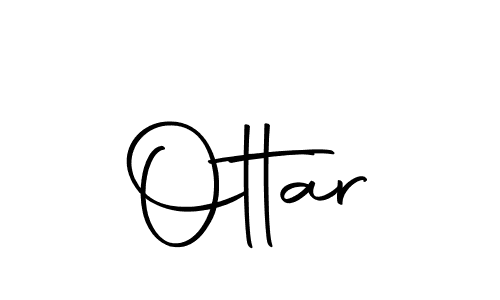 Design your own signature with our free online signature maker. With this signature software, you can create a handwritten (Autography-DOLnW) signature for name Ottar. Ottar signature style 10 images and pictures png