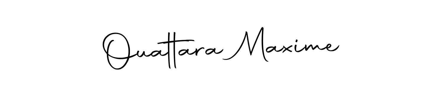 Ouattara Maxime stylish signature style. Best Handwritten Sign (Autography-DOLnW) for my name. Handwritten Signature Collection Ideas for my name Ouattara Maxime. Ouattara Maxime signature style 10 images and pictures png