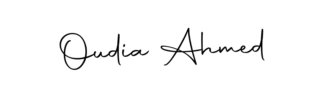 Make a beautiful signature design for name Oudia Ahmed. With this signature (Autography-DOLnW) style, you can create a handwritten signature for free. Oudia Ahmed signature style 10 images and pictures png