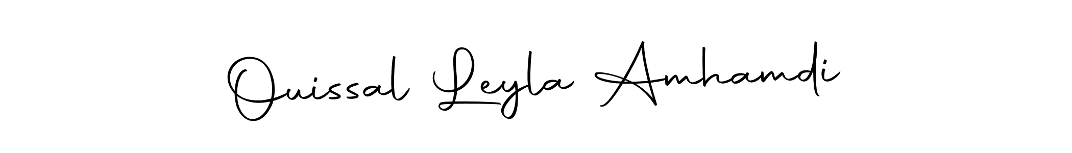 Similarly Autography-DOLnW is the best handwritten signature design. Signature creator online .You can use it as an online autograph creator for name Ouissal Leyla Amhamdi. Ouissal Leyla Amhamdi signature style 10 images and pictures png