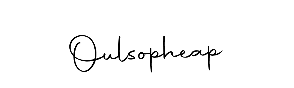 Similarly Autography-DOLnW is the best handwritten signature design. Signature creator online .You can use it as an online autograph creator for name Oulsopheap. Oulsopheap signature style 10 images and pictures png