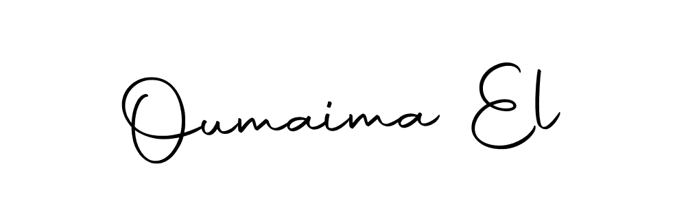 Create a beautiful signature design for name Oumaima El. With this signature (Autography-DOLnW) fonts, you can make a handwritten signature for free. Oumaima El signature style 10 images and pictures png