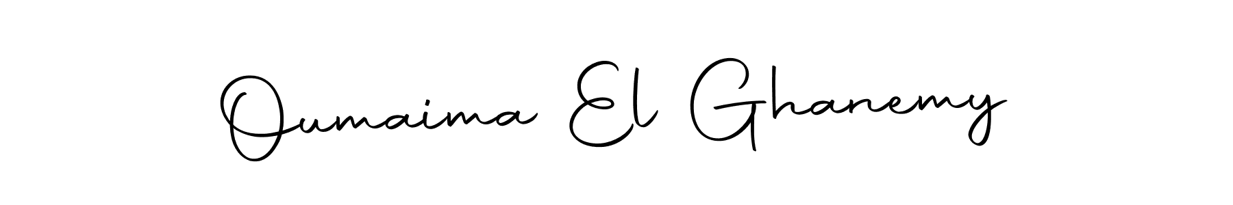 How to make Oumaima El Ghanemy signature? Autography-DOLnW is a professional autograph style. Create handwritten signature for Oumaima El Ghanemy name. Oumaima El Ghanemy signature style 10 images and pictures png