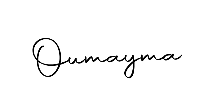 Design your own signature with our free online signature maker. With this signature software, you can create a handwritten (Autography-DOLnW) signature for name Oumayma. Oumayma signature style 10 images and pictures png